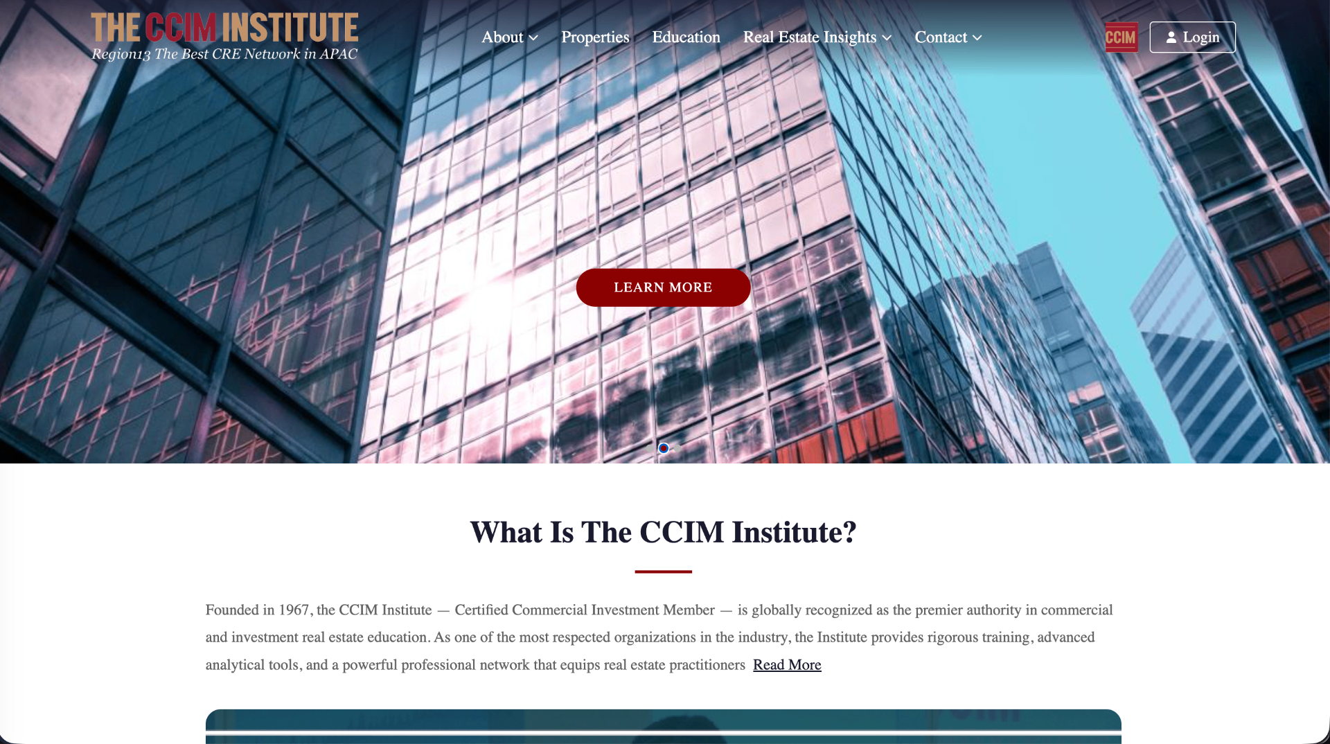 CCIM APAC 網站截圖